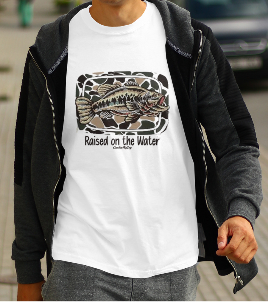 Raised On The Water Camden McCoy Fish Camouflage T-Shirt