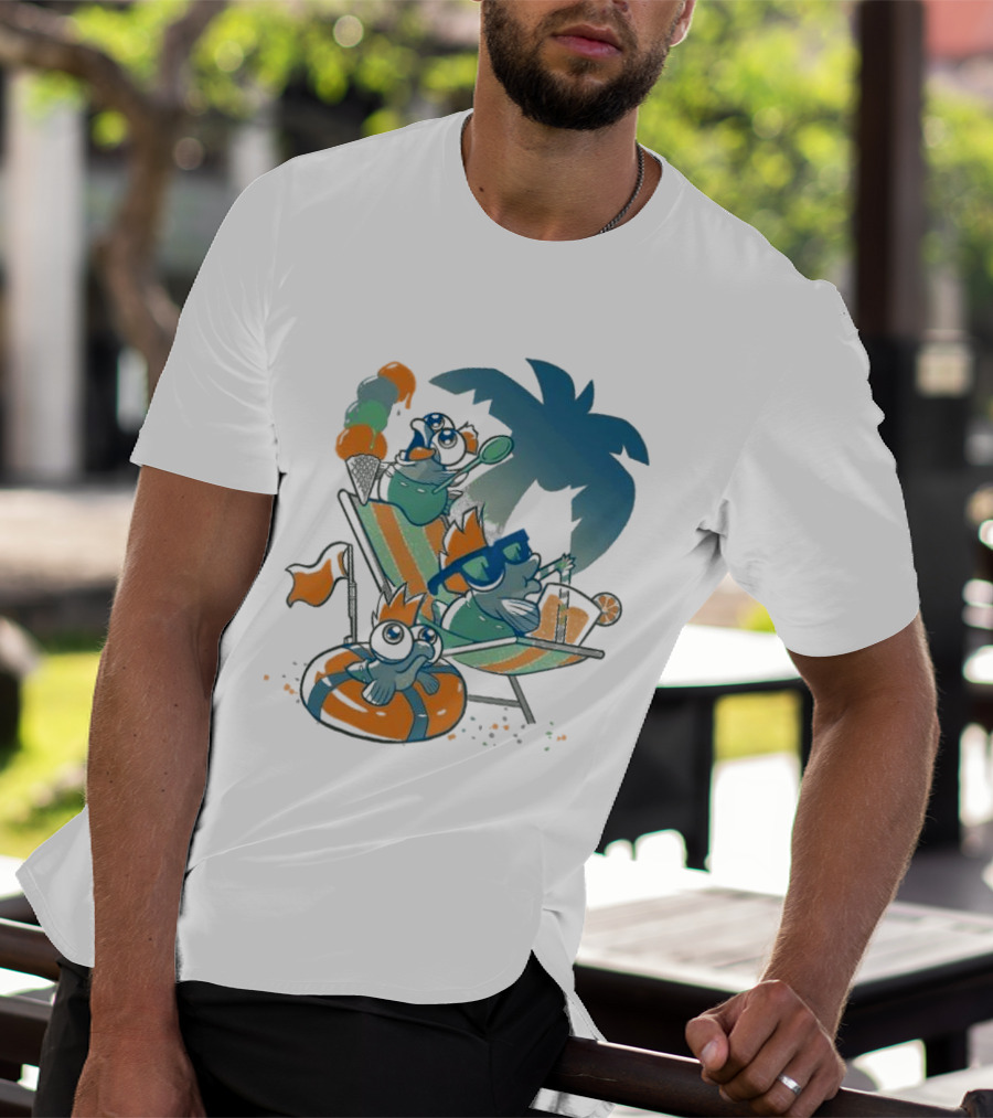 Resort Time Hanshumon Tropical Vacation Fun T-Shirt