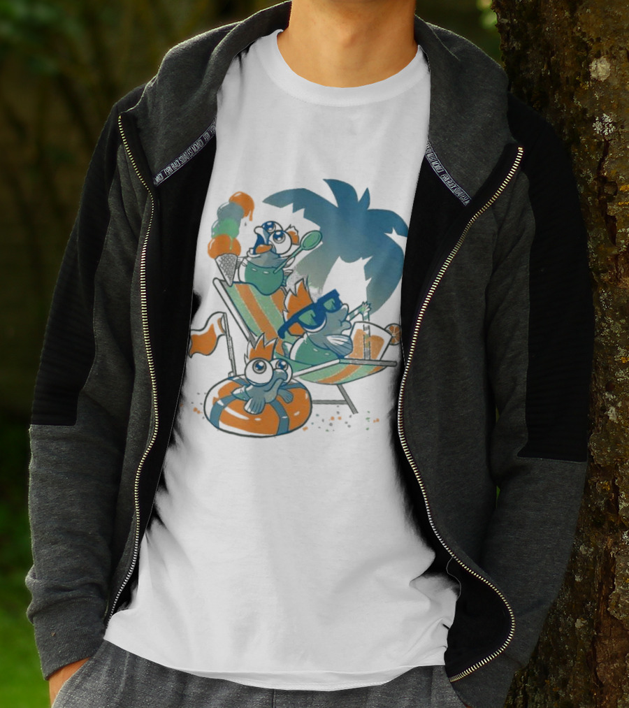 Resort Time Hanshumon Tropical Vacation Fun T-Shirt