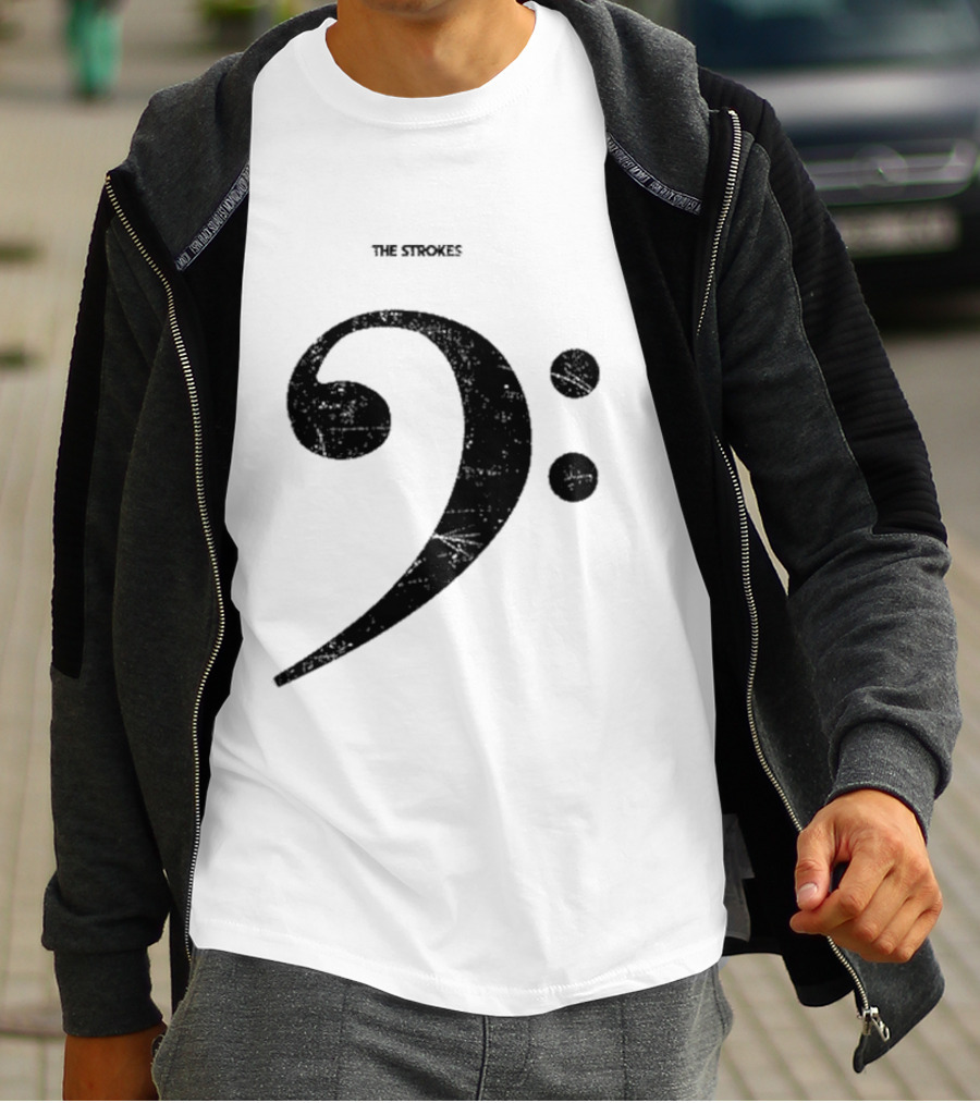 The Strokes Bass Clef T-Shirt