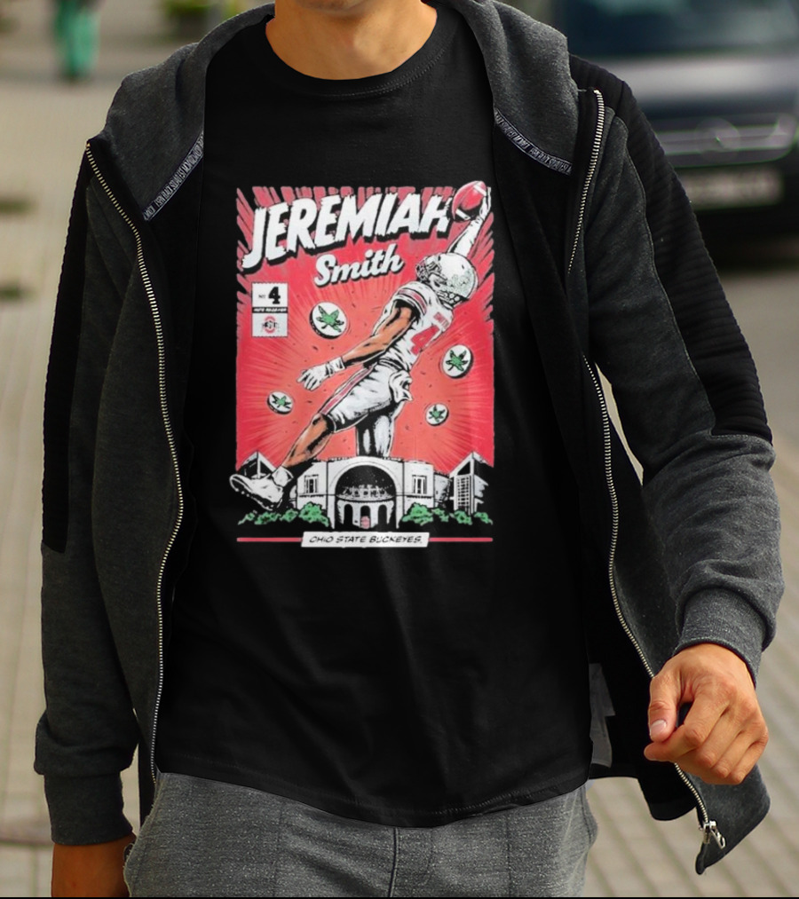 Ohio State Buckeyes Jeremiah Smith #4 Football T-Shirt