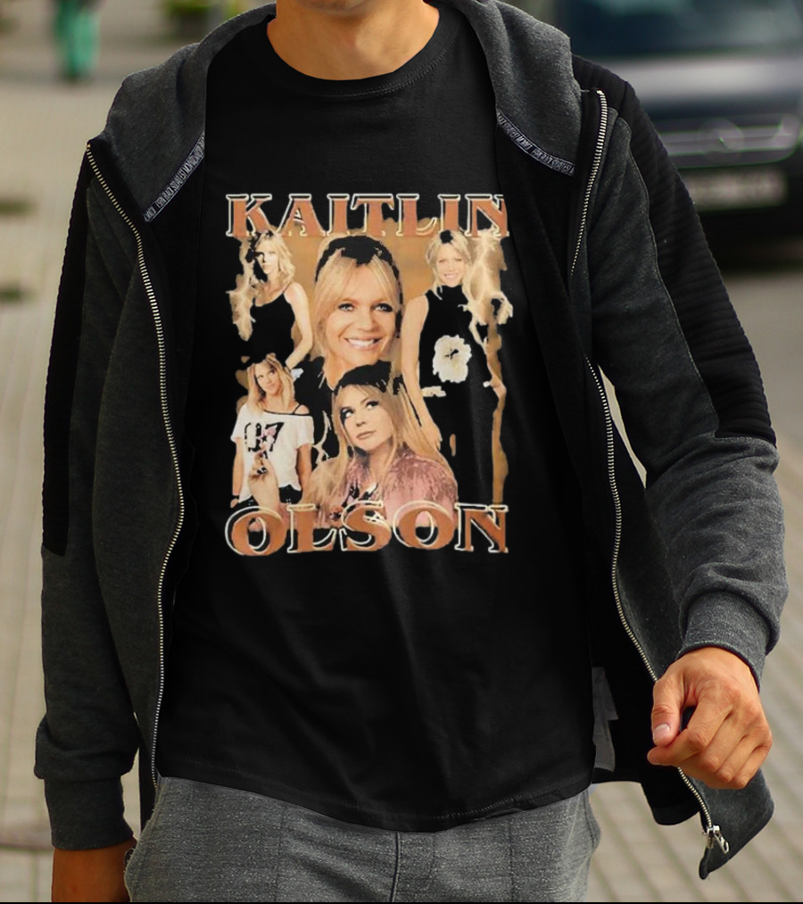 Kaitlin Olson Vintage Bootleg Collage T-Shirt
