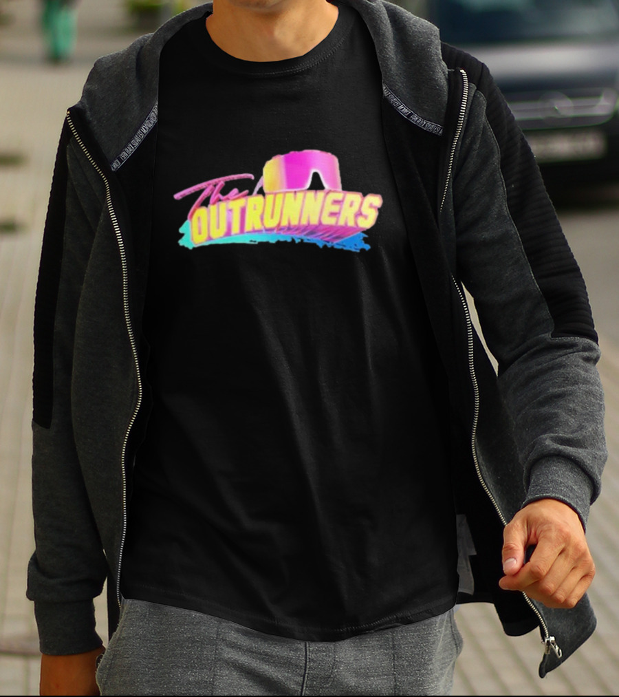 The Outrunners Retro Neon Shades Vibes T-Shirt