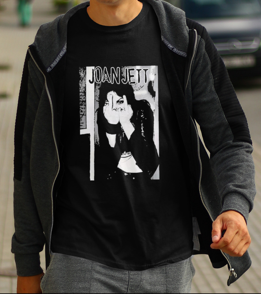 Joan Jett Rock Icon Rebel Attitude Merry Xmas T-Shirt