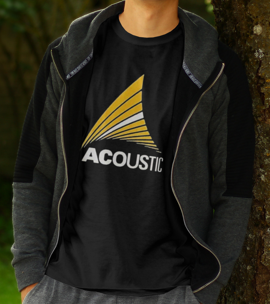 Acoustic Audio Yellow Wave T-Shirt