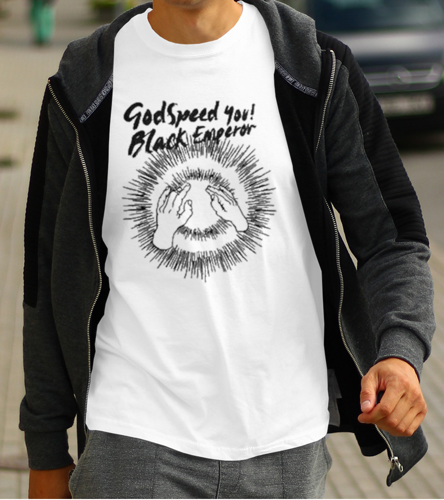 Godspeed You Black Emperor Band Hands And Radiant Lines T-Shirt