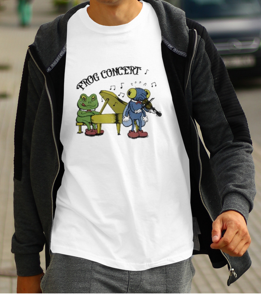 Frog Concert Cartoon Phantom Lure Fun Times T-Shirt