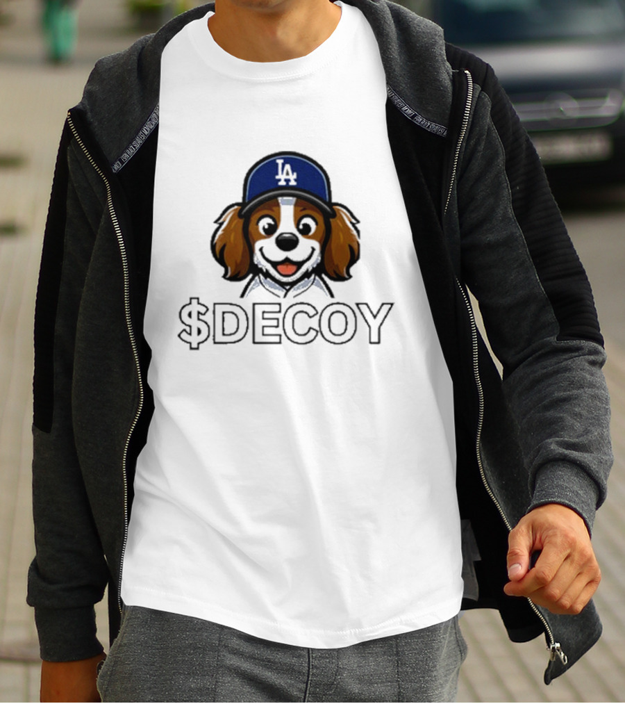 Shohei Ohtani LA Cap Dog $Decoy T-Shirt