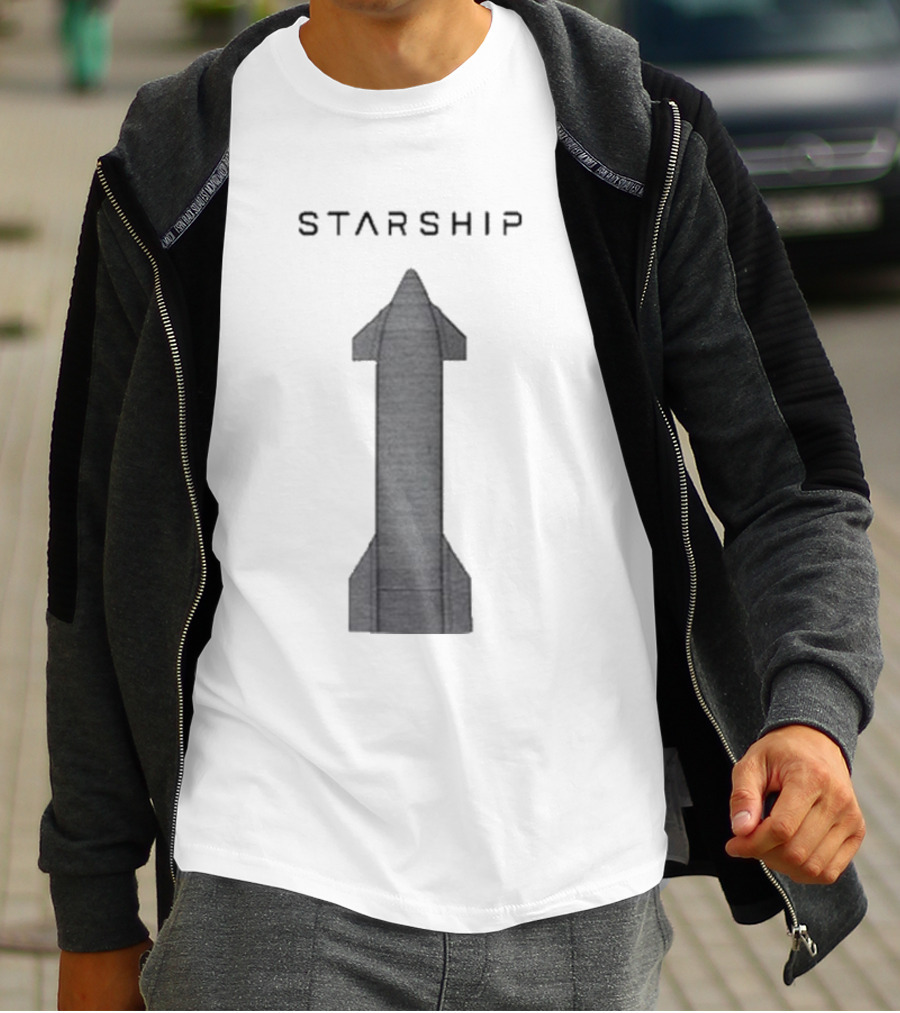 Starship Rocket Heat Shield T-Shirt