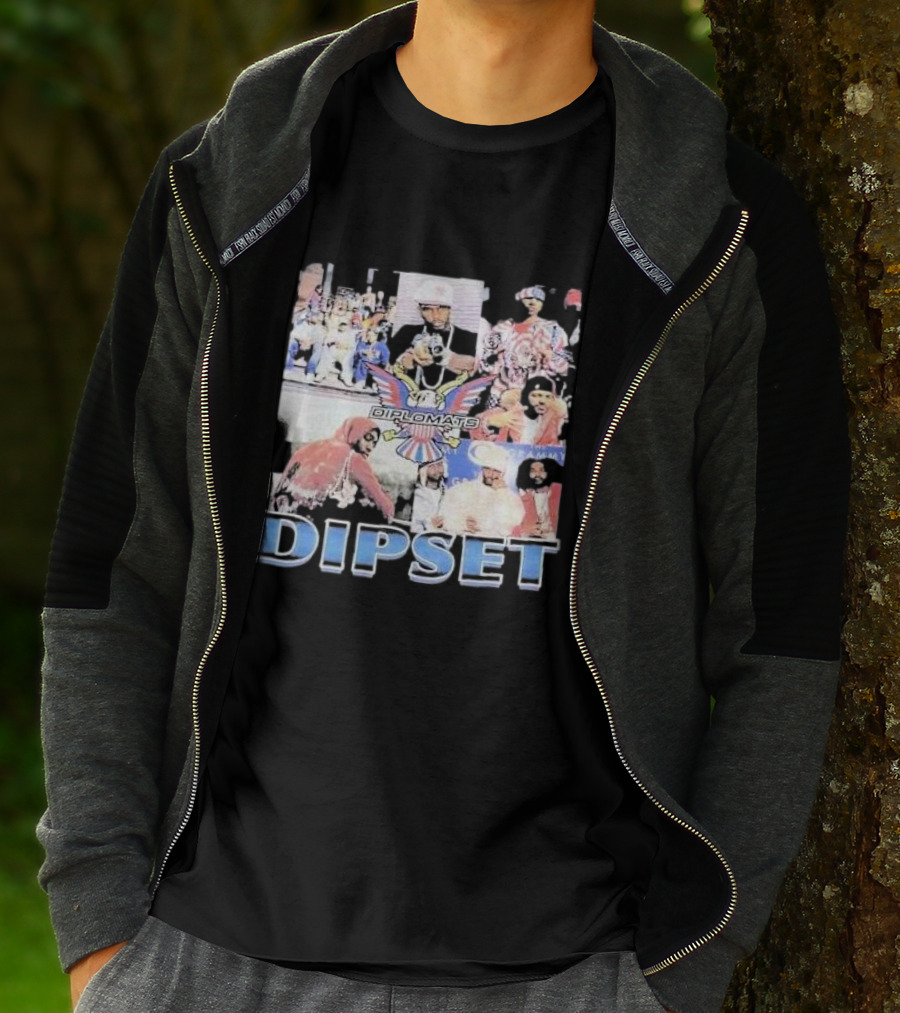 Dipset Diplomats Classic Hip Hop Collage With Eagle T-Shirt