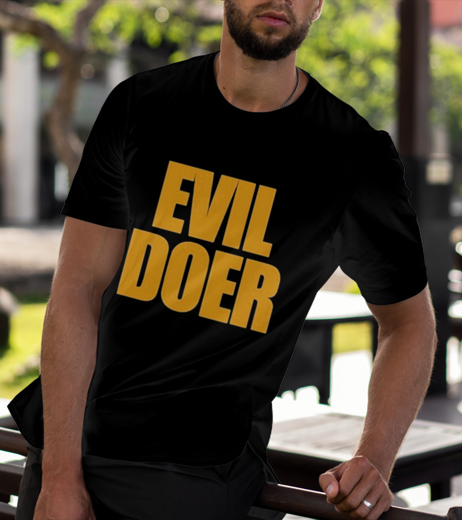 Evil Doer Green And Orange T-Shirt