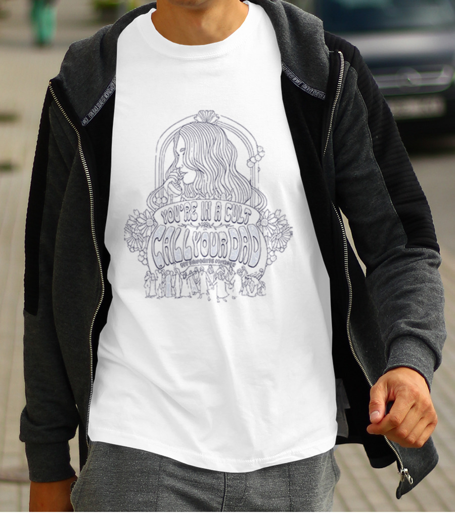 YOU’RE IN A CULT CALL YOUR DAD VINTAGE FLOWER ARCH WOMAN T-Shirt