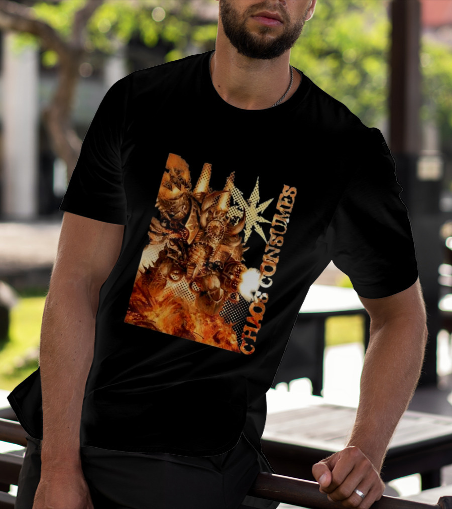 Chaos Consumes Helbrute Malodrax Kraegon Thul T-Shirt