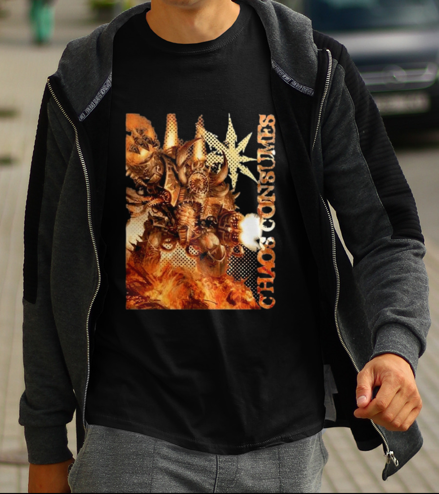 Chaos Consumes Helbrute Malodrax Kraegon Thul T-Shirt