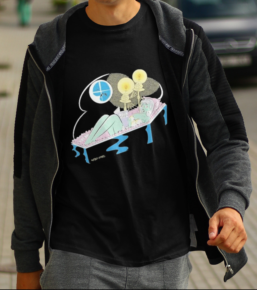 Real Monsters Lying In The Grave Creepy Artwork By Stacy Eyles T-Shirt