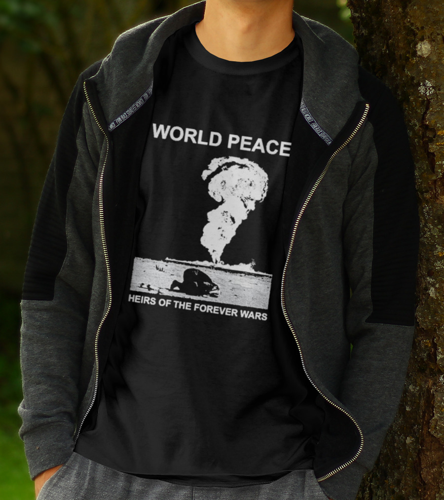 World Peace Heirs Of The Forever Wars Explosion T-Shirt