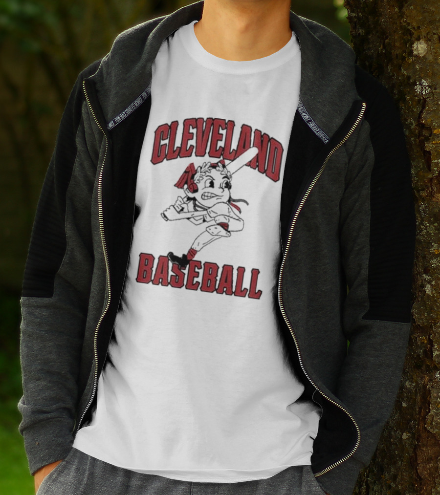 Cleveland Baseball Retro Chief Wahoo Character T-Shirt