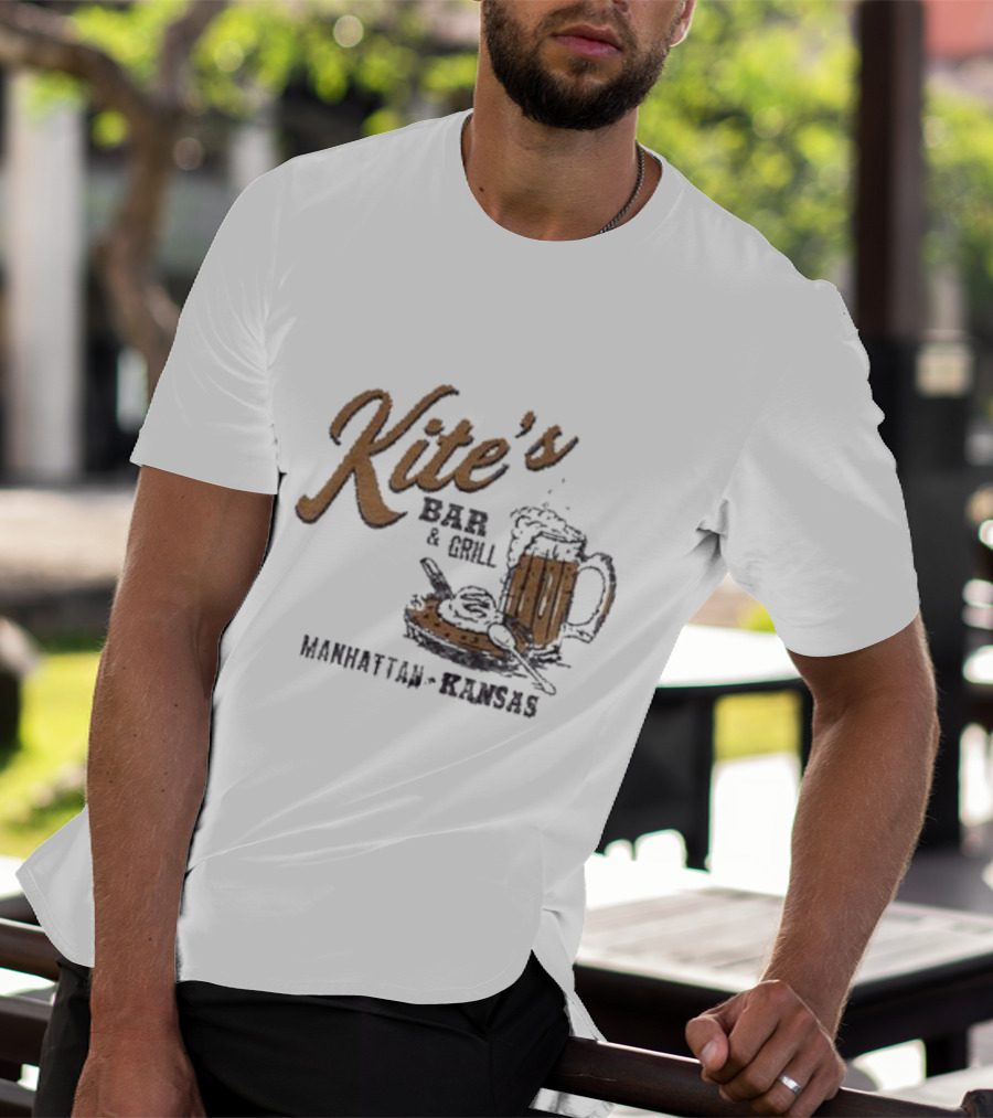 Kite's Bar And Grill Manhattan Kansas Beer And Food T-Shirt