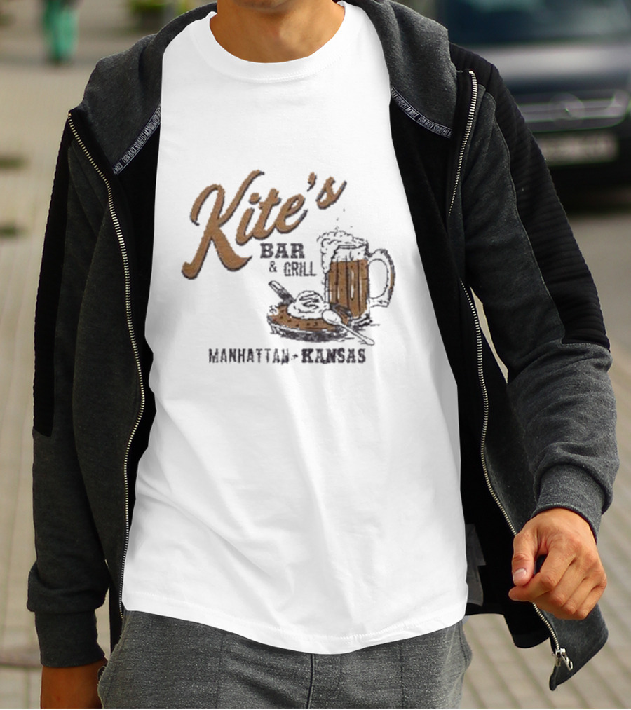 Kite's Bar And Grill Manhattan Kansas Beer And Food T-Shirt