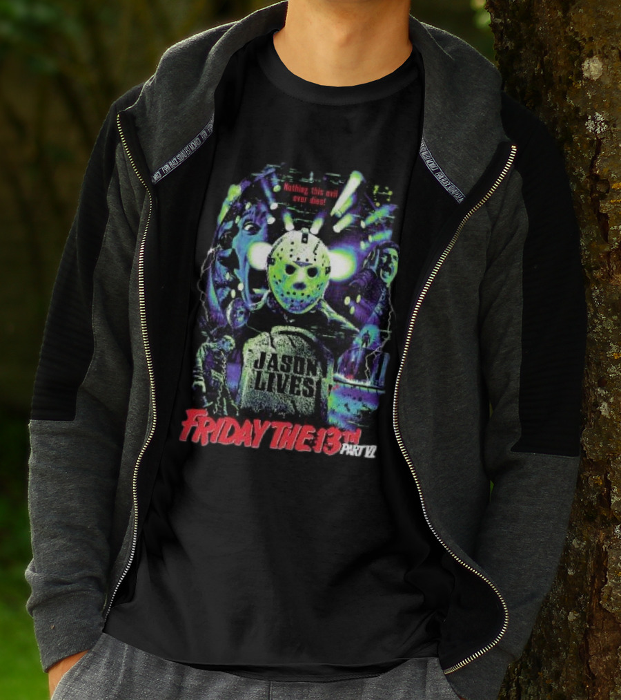 Friday The 13th Part VI Jason Lives Retro Horror T-Shirt