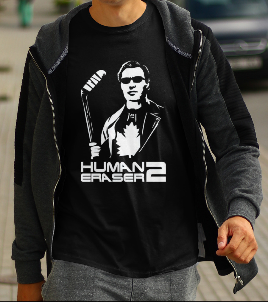 Human Eraser 2 Luke Schenn On 1000 NHL Games Hockey Maple Leaf Leather Jacket T-Shirt