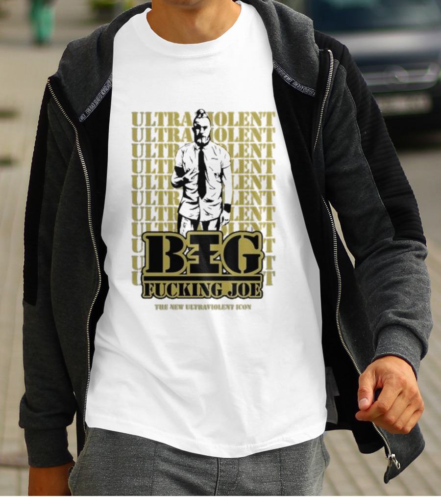 BIG FCKING JOE ULTRAVIOLENT ICON NEW ULTRAVIOLENT T-Shirt