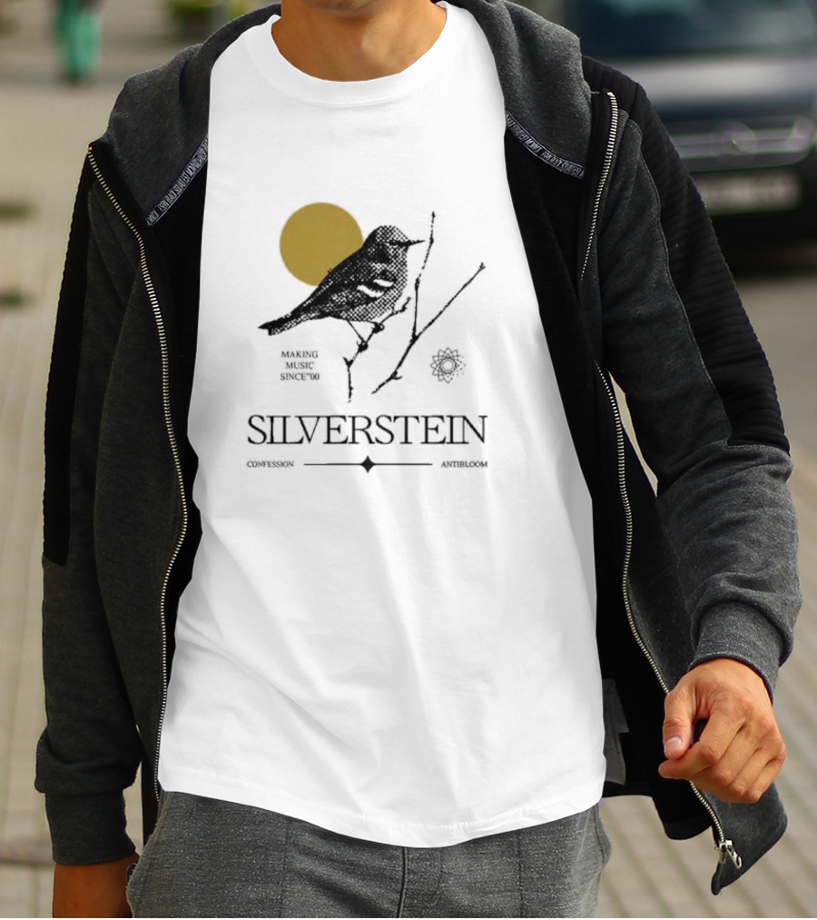 Silverstein Making Music Since '00 Confession Antibloom Bird And Sun T-Shirt