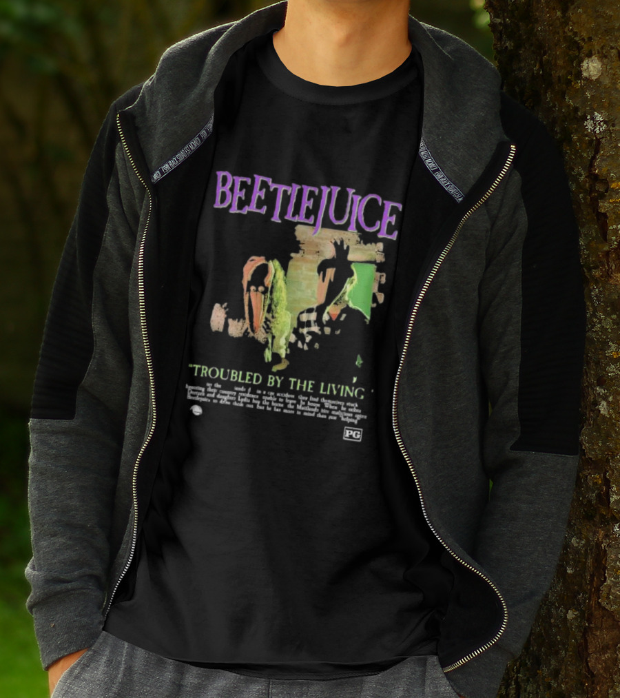 Beetlejuice Troubled By The Living Ghosts March 30 1988 T-Shirt
