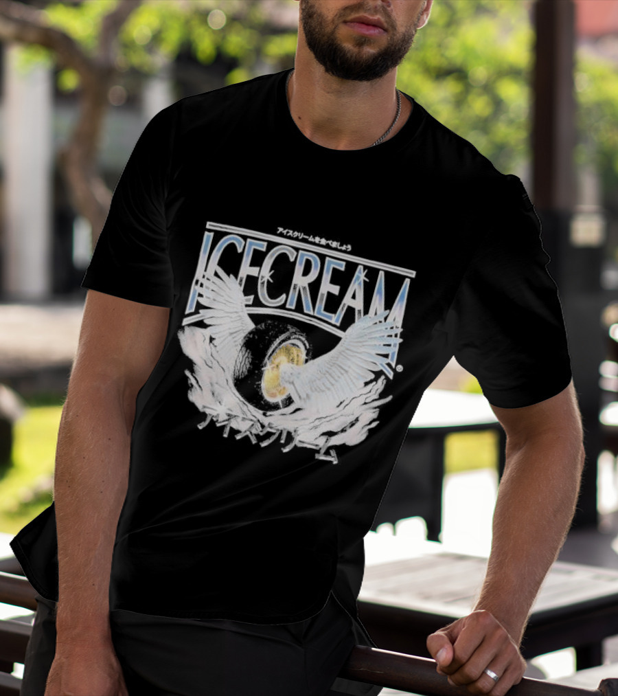 Icecream Heaven Winged Tire T-Shirt