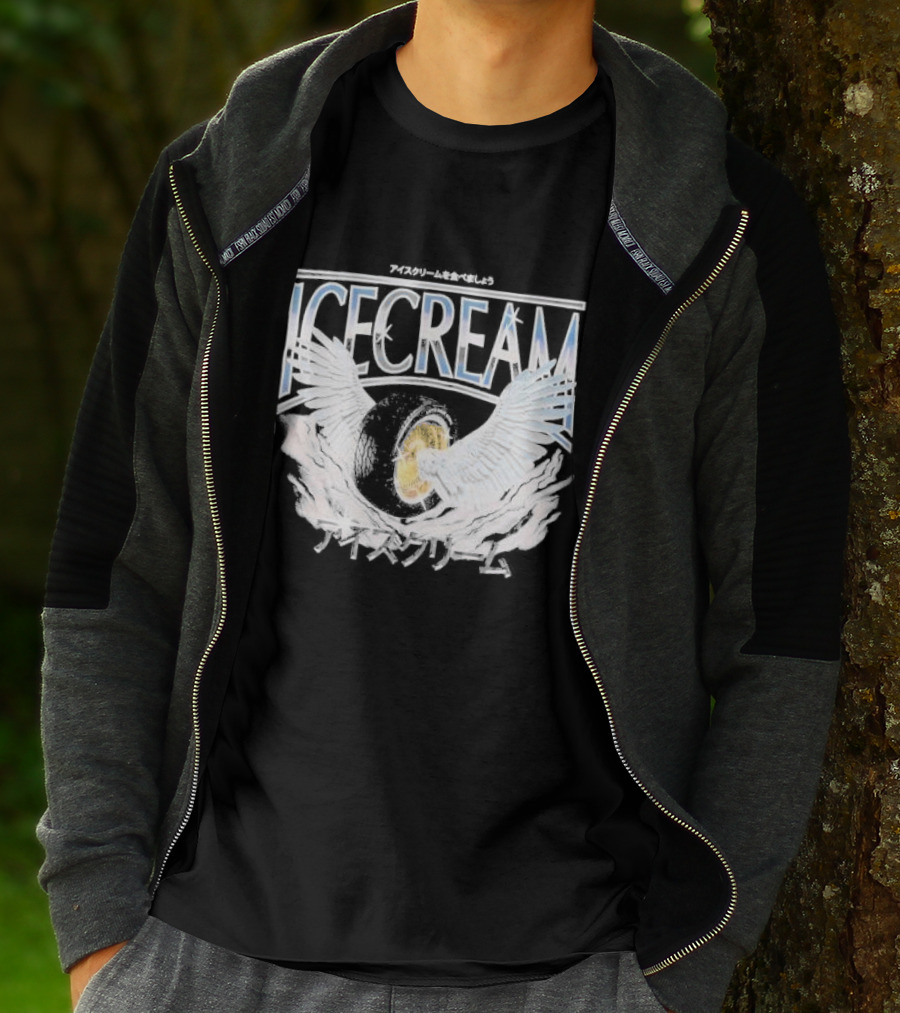 Icecream Heaven Winged Tire T-Shirt