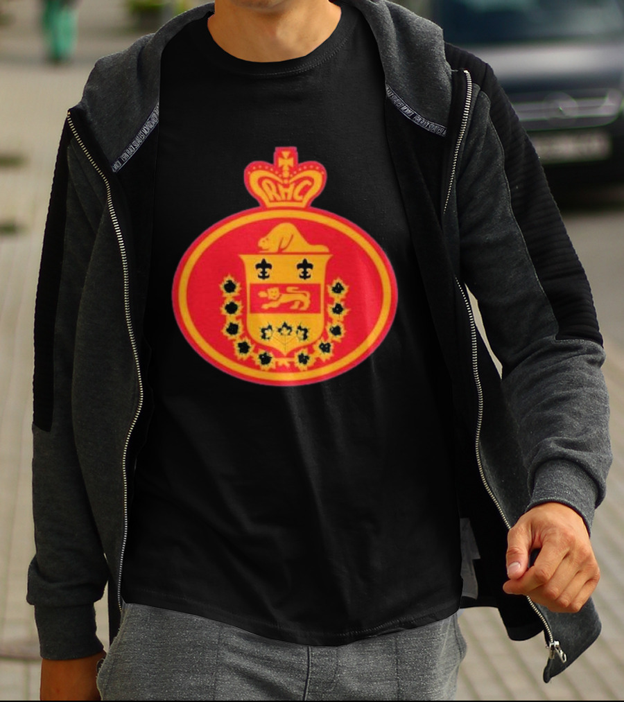 Montreal Royals Vintage Ice Hockey Logo With Historic Crest And Crown Emblem T-Shirt