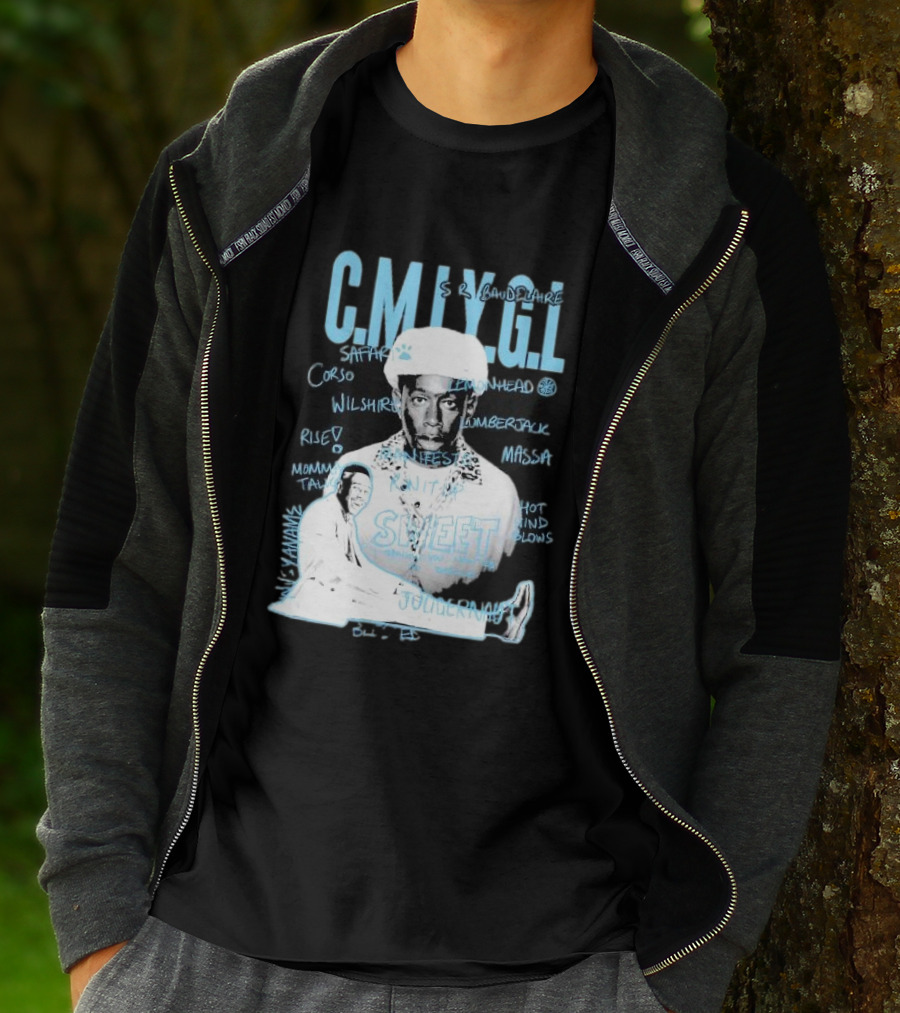 C.M.I.Y.G.L. Tyler Call Me If You Get Lost Sweet Journey S.R. Baudelaire Portrait Saffron Lemonhead Corso Wilshire Lumberjack Massa T-Shirt