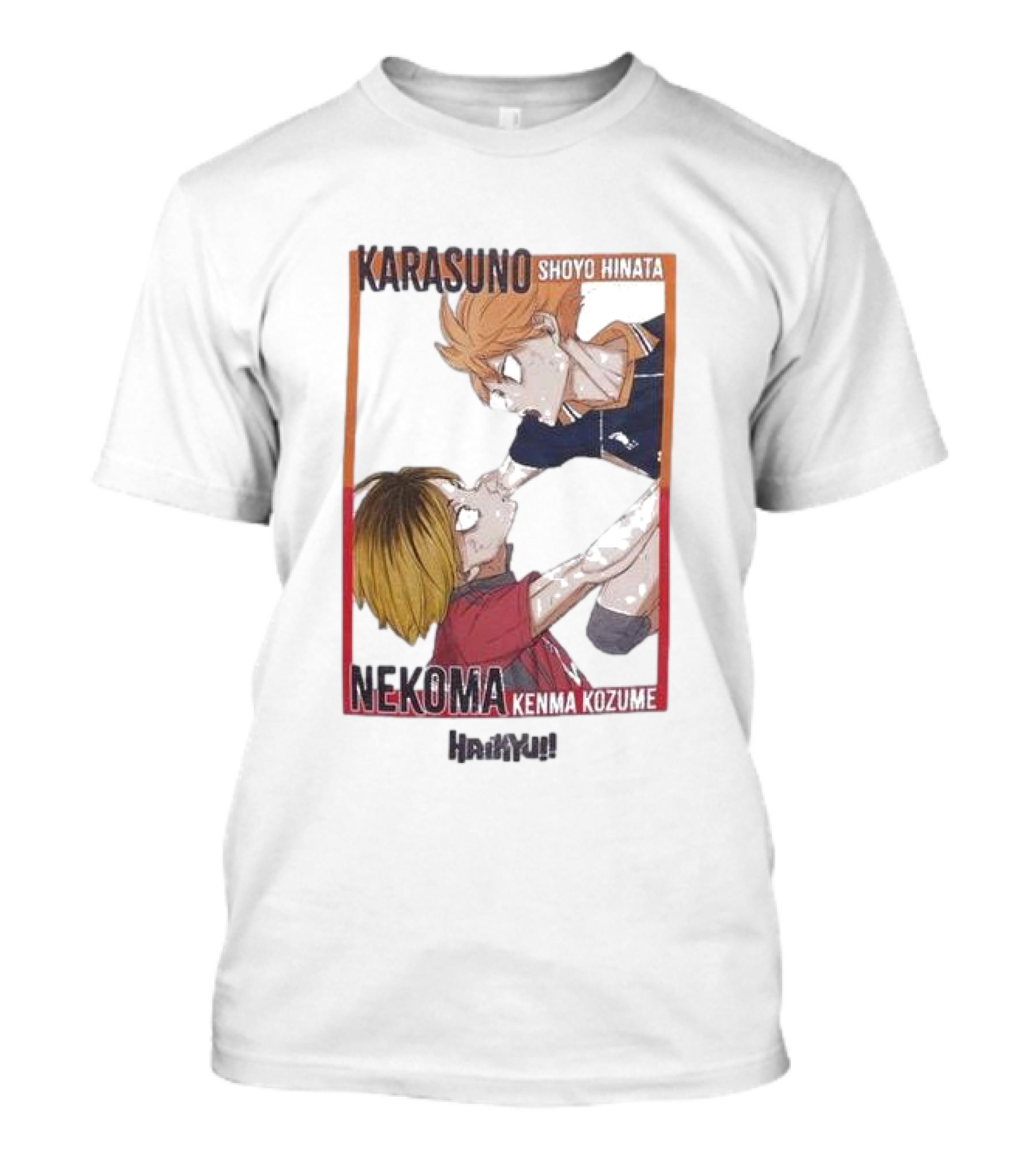 Haikyu Karasuno Shoyo Hinata Nekoma Kenma Kozume Dumpster Battle Duo T-Shirt