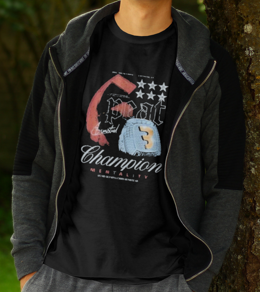 6 Peat Champion Mentality 6x Mr Olympia Chris Bumstead Star Icons T-Shirt