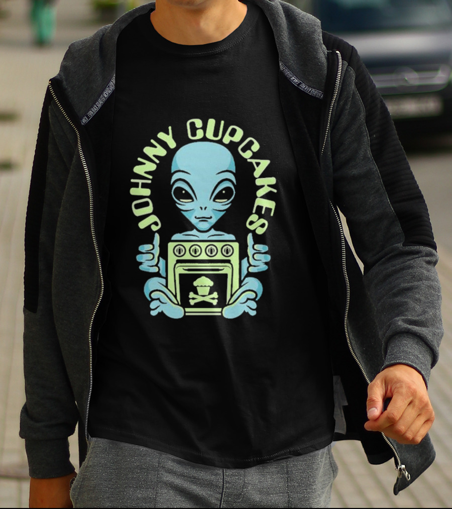 Johnny Cupcakes Alien Oven Skull Glow T-Shirt