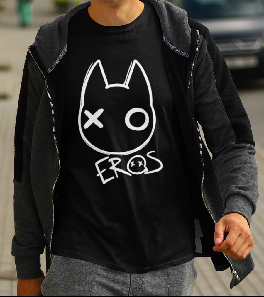 Neko Eros XO Cat Face T-Shirt