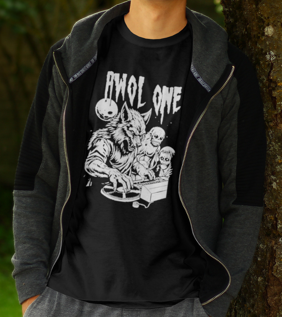 AWOL One Werewolf DJ With Creatures T-Shirt