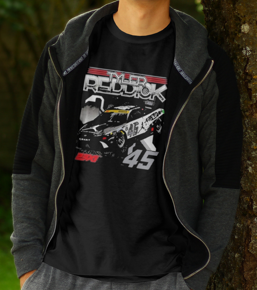 Tyler Reddick 23XI Racing 45 Car Jumpman Jordan Motorsports T-Shirt