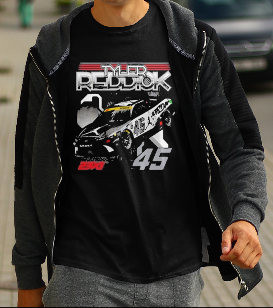 Tyler Reddick 23XI Racing 45 Car Jumpman Jordan Motorsports T-Shirt