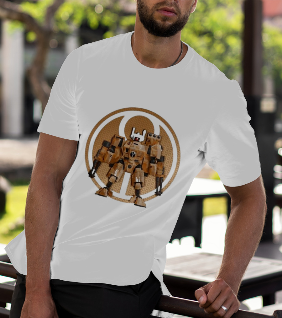 T’au Empire Crisis Battlesuit For The Greater Good Iconic Mecha T-Shirt
