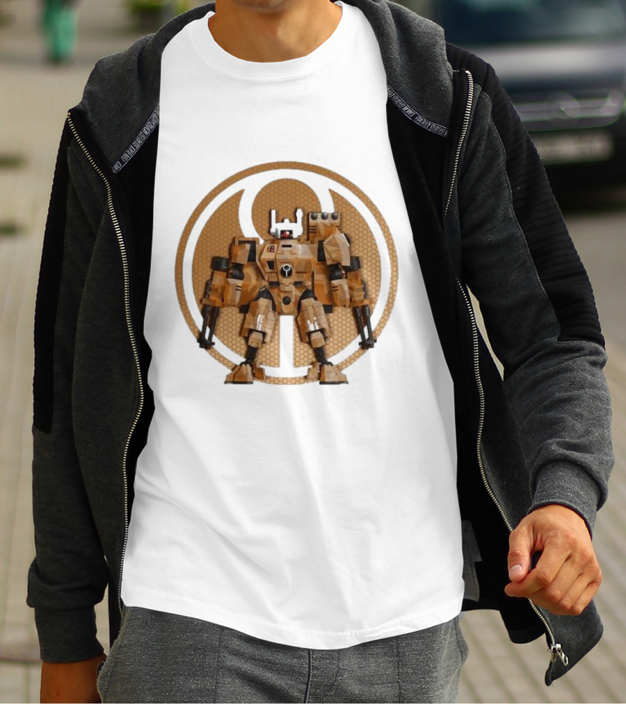 T’au Empire Crisis Battlesuit For The Greater Good Iconic Mecha T-Shirt