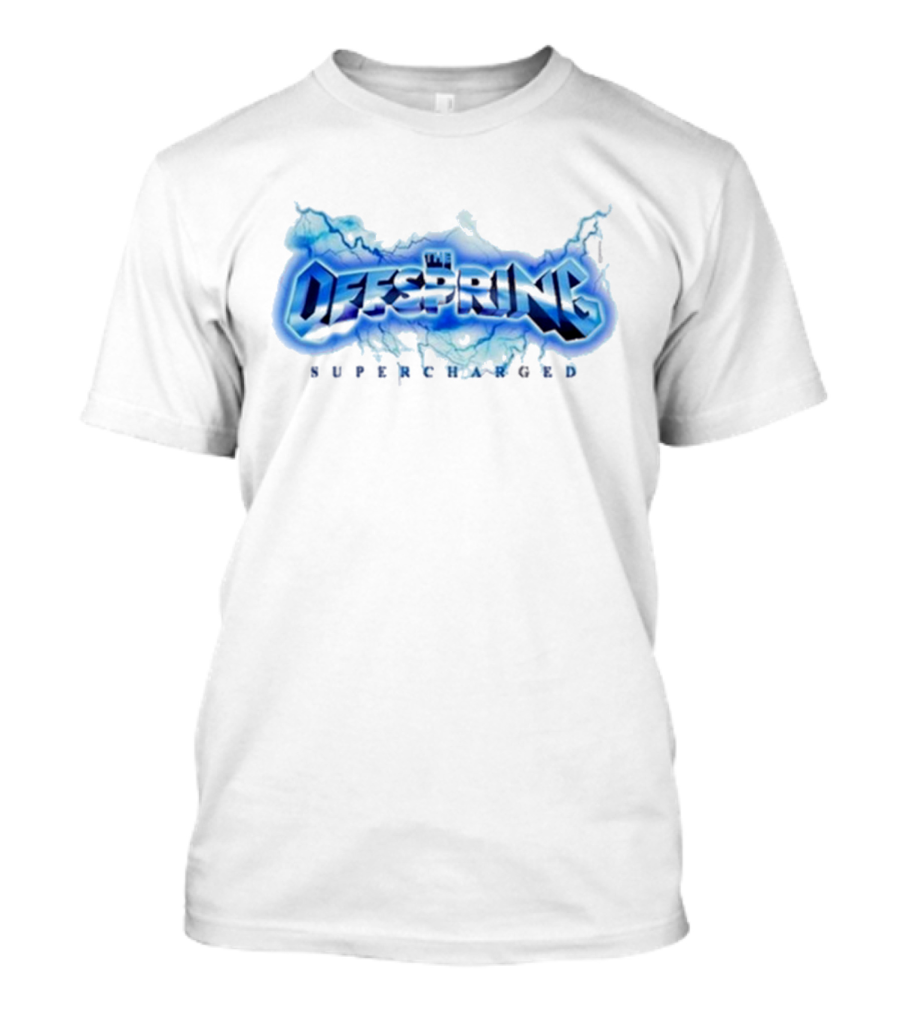 The Offspring Supercharged Electric Blue Lightning T-Shirt