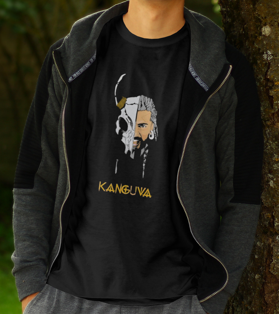 Kanguva Anbanafan Hunt Warrior Skull Fusion T-Shirt