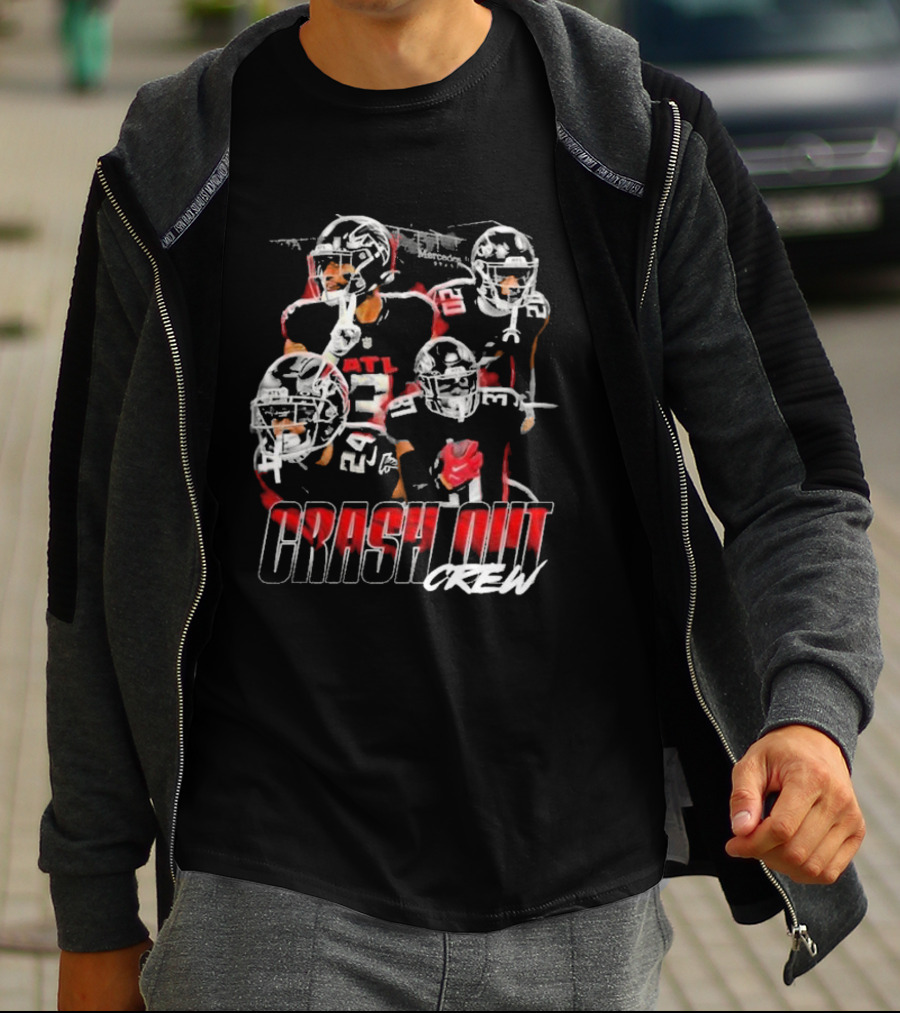Atlanta Falcons Crash Out Crew Mercedes Benz Stadium Football Players T-Shirt