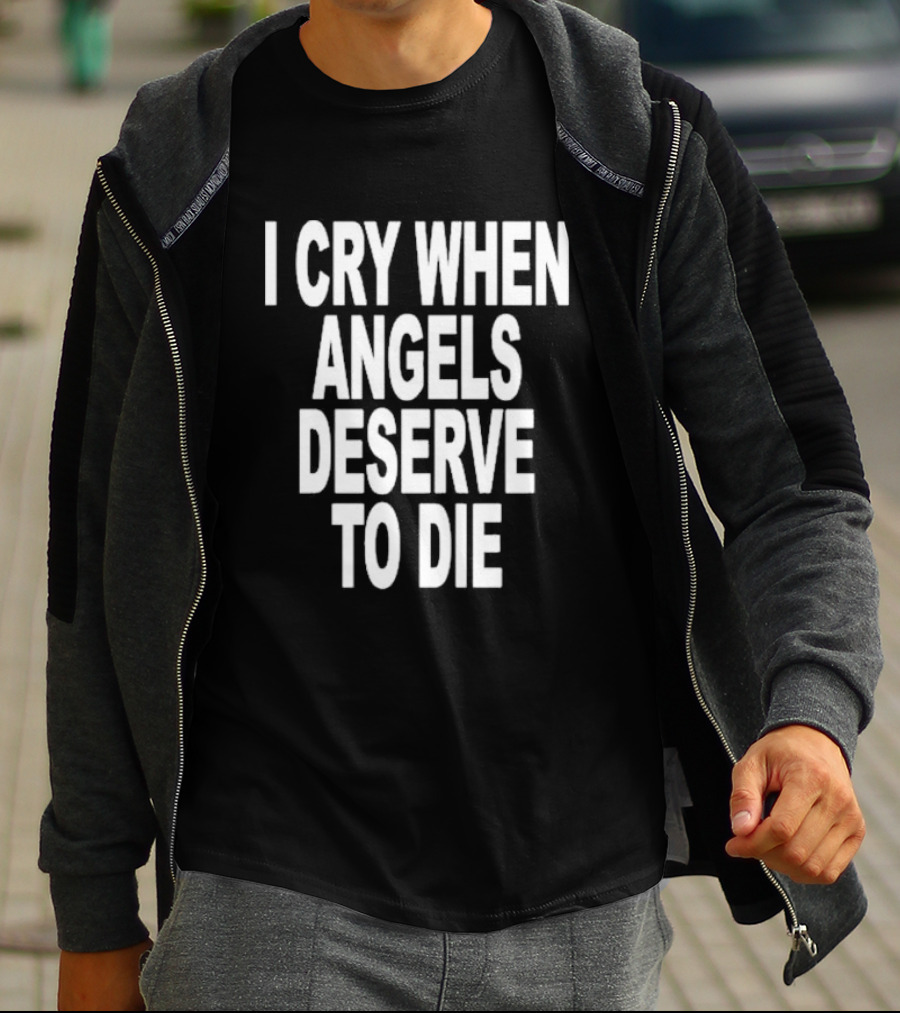 I Cry When Angels Deserve To Die System Of A Down Song Lyrics T-Shirt