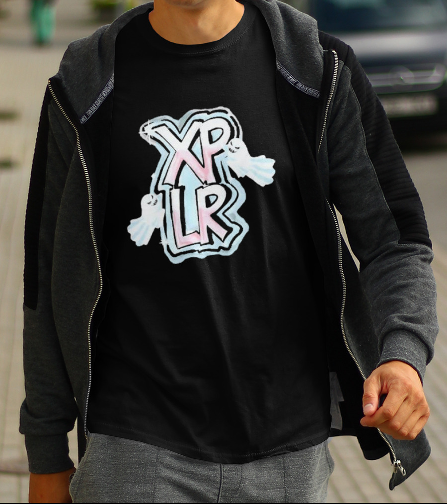 XPLR Pastel Ghost Graffiti T-Shirt
