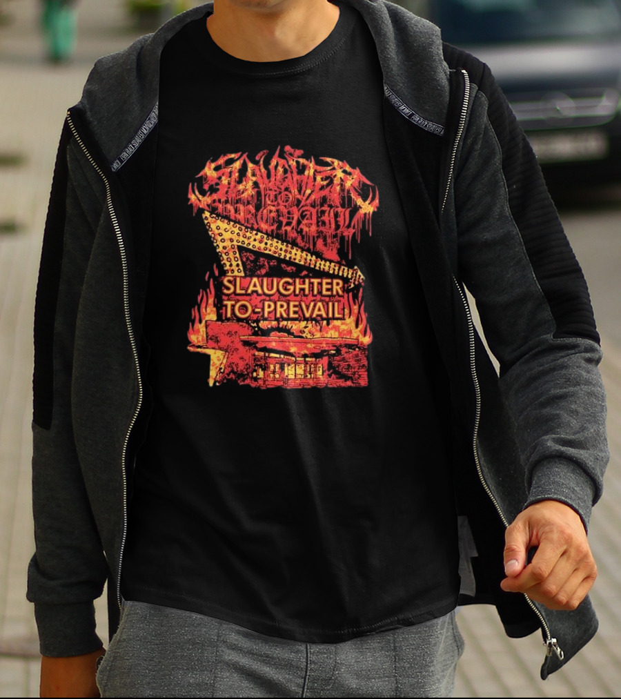 Slaughter To Prevail Flaming Diner Inferno T-Shirt