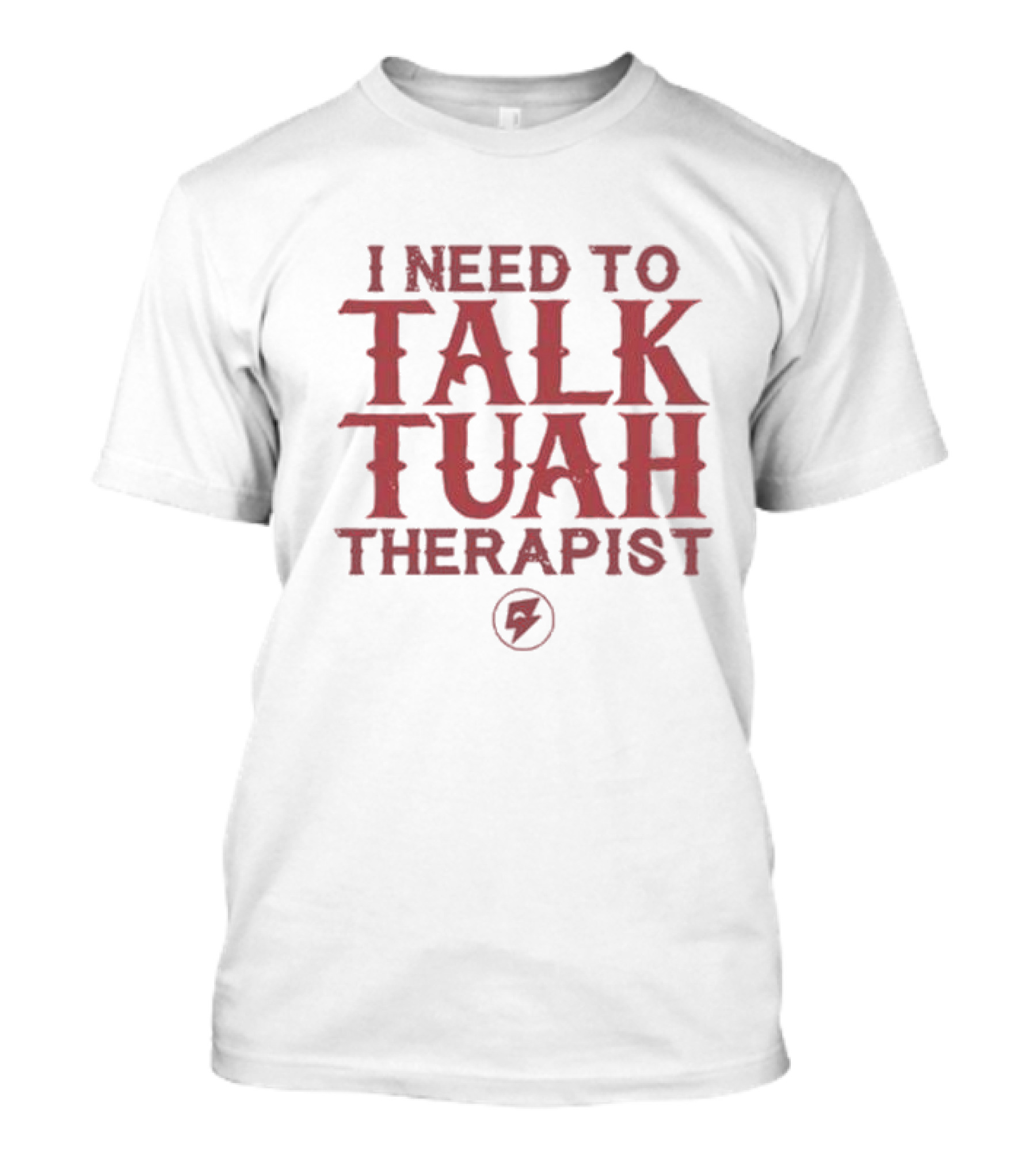 I Need To Talk Tuah Therapist Bolt T-Shirt