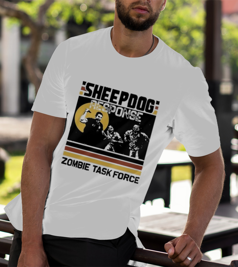 Tim Kennedy Sheepdog Response Zombie Task Force Team Badge T-Shirt