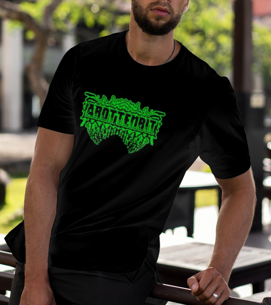 Arottenbit Acid Green Pixel T-Shirt